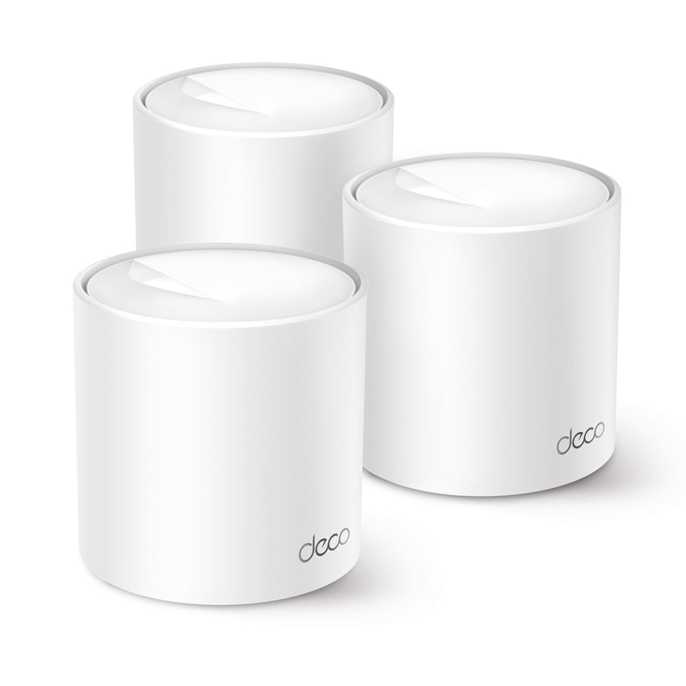 Deco X10(3-pack) - AX1500 Sistema Mesh Wi-Fi 6 para toda a casa