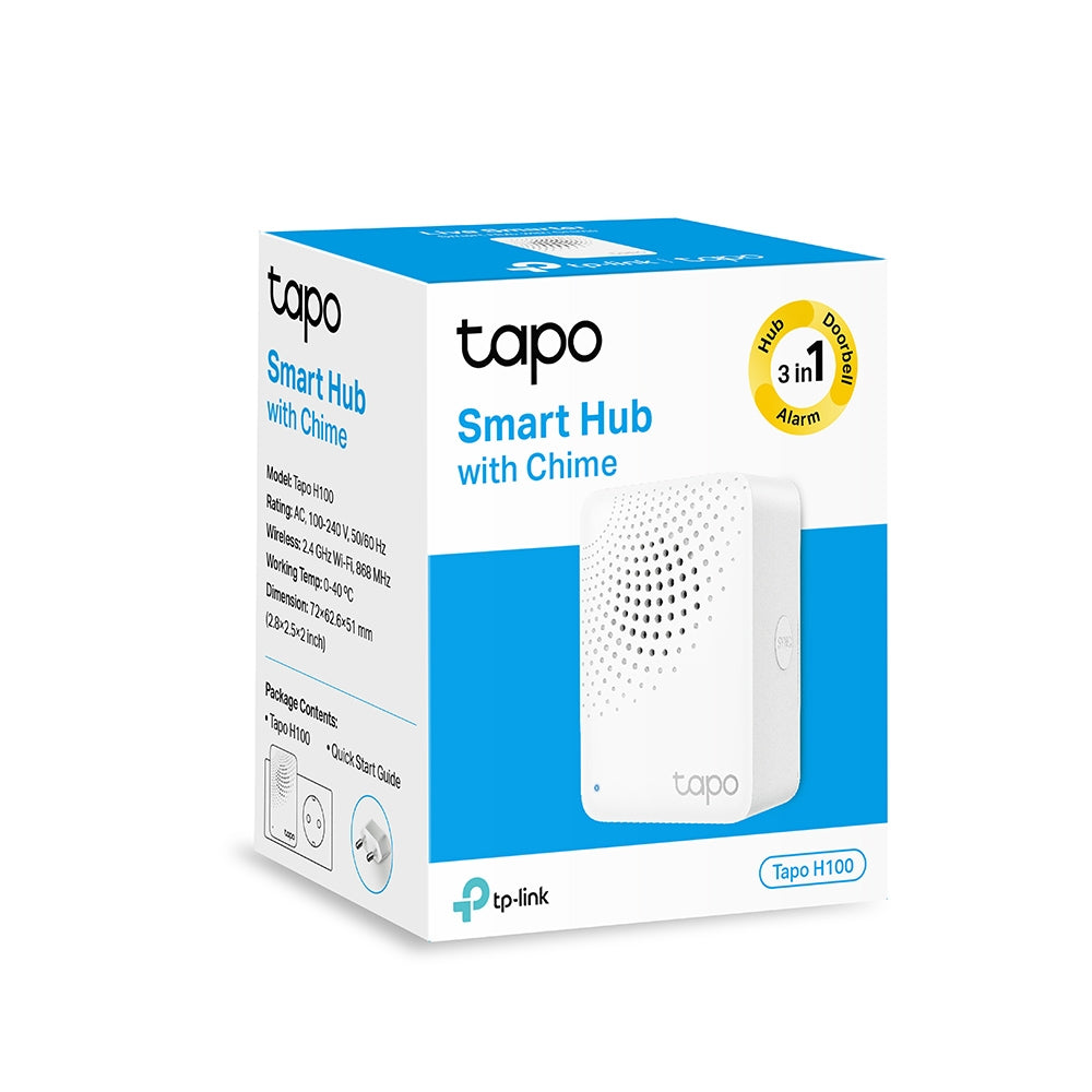 Tapo H100 - Tapo Hub Inteligente Com Alarmística