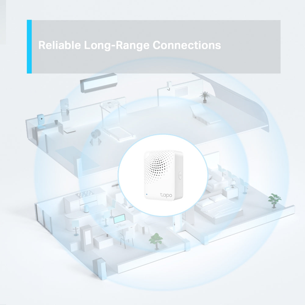 Tapo H100 - Tapo Hub Inteligente Com Alarmística