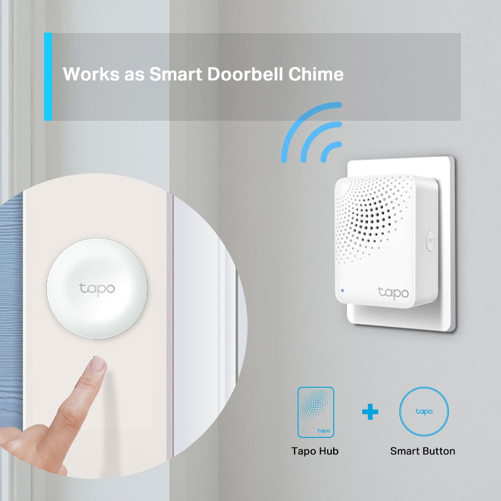 Tapo H100 - Tapo Hub Inteligente Com Alarmística