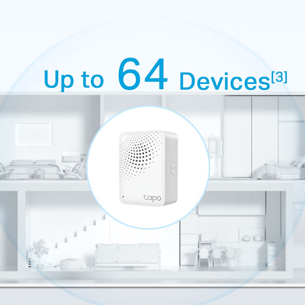 Tapo H100 - Tapo Hub Inteligente Com Alarmística